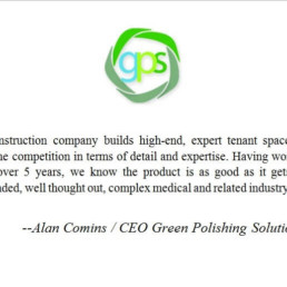 Alan Comins / CEO, Green Polishing Solutions